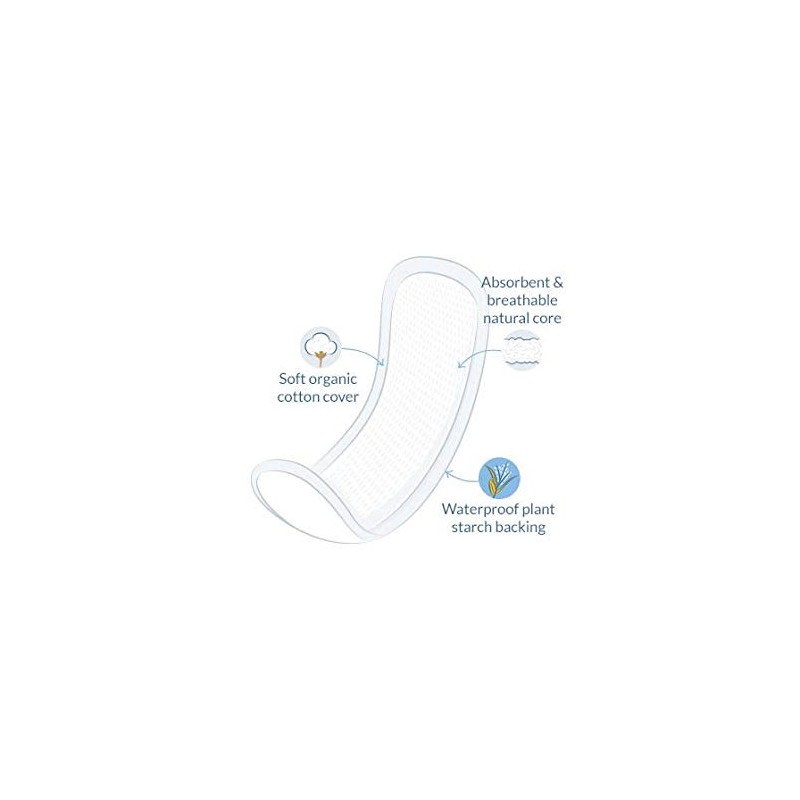 Natracare Natural Pads, Regular, 14 Pads