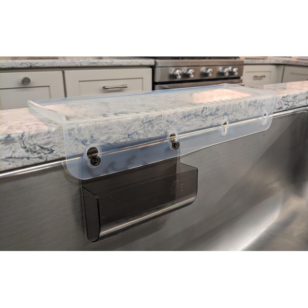 SiliSink Silicone Sink Edge Guard for Kitchen Sink with Sponge