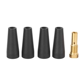 4Pcs PTFE Flux Core Gasless Nozzle 1Pcs Brass Gas Diffuser Kit for Century FC90 80GL