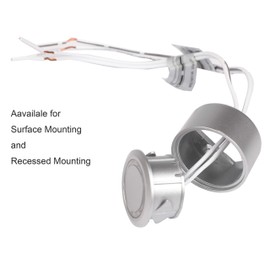 Facon 12V RV Dimmer Switch, PWM Touch Dimmer Switch with Indicator Light, 12V / 24V Switch use with LED Lights, Incandescent and Halogen Bulbs for RV, Camper, Marine, and Strip Lights