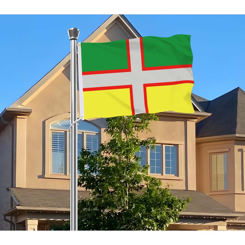 Saguenay City Flag,3x5 FT Canadian Quebec Ville de Saguenay Flag,36x60