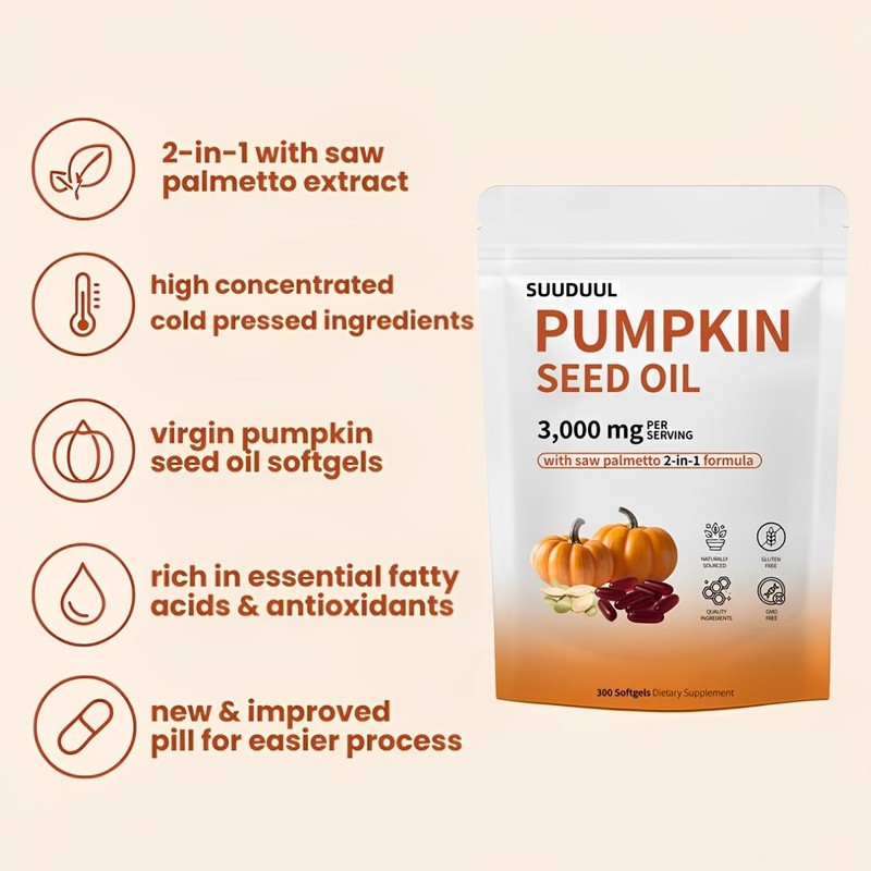 Pumpkin Seed Oil for Hair Growth & Shedding Reduction |