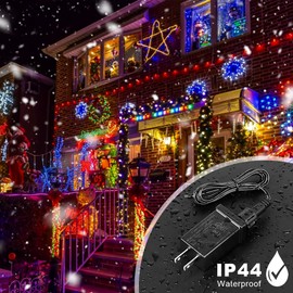 30V 0.2A 6W Class 2 Power Supply, Low Voltage LED Transformer IP44 Waterproof, UL Replacement Yard Inflatable Adapter Plug for Christmas Tree String Light Inflatables Indoor Outdoor (2 Pack)