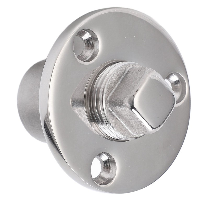 50mm Boat Garboard Drain Plug Stainless Steel Mirror Polish UV
