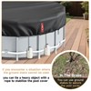 LXKCKJ 12 Ft Round Pool Cover, Solar Covers for Above