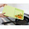 Ihara Planning Cutting Board for Cooking, Green, Approx. 13.8 x
