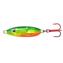Northland Buck Shot Rattle Spoon (3/8-Ounce, Glow Firetiger)