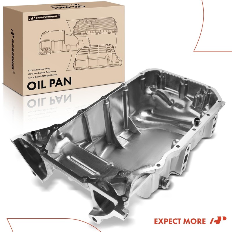 A-Premium Engine Oil Pan Sump with Drain Plug