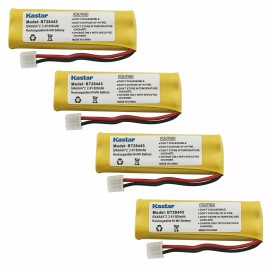 Kastar 4 Kastar Batteries 2.4V 800mAh for V-Tech BT18443 BT28443 BT-18443 BT-28443