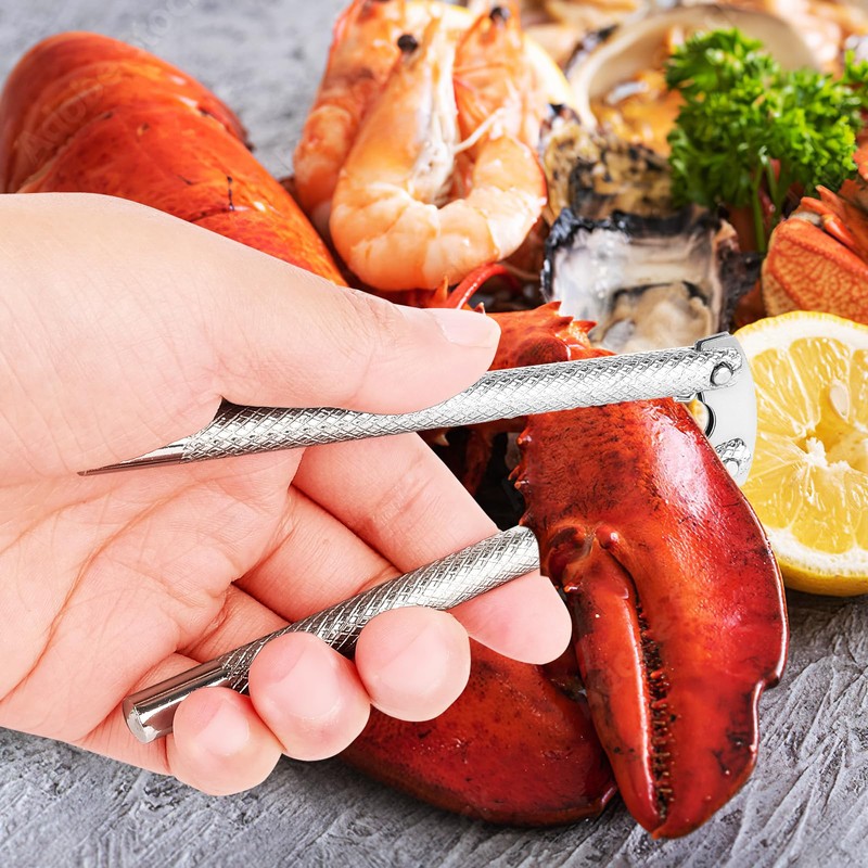 Classic Nutcracker Set Pecan Walnut Nut Cracker Tool Lobster or