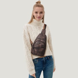 Mroede Sling Bag Crossbody Bags for Women Fanny Packs Chest Travel Purse Backpack Casual Daypacks