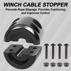 Synthetic Winch Rope Kit - 1/4'' x 50' with 10,000