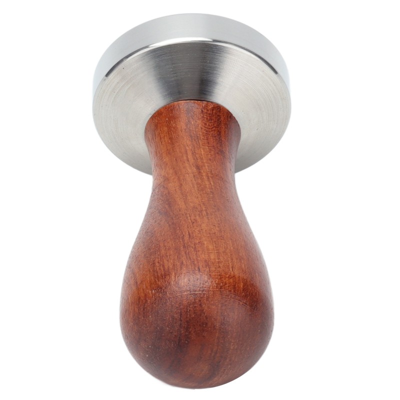 53mm Coffee Tamper with Wooden Handle Stainless Steel Coffee Powder