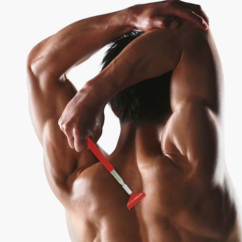 2 Piece Scratching Tools, Stainless Steel Scratching Tool, Back Massager,