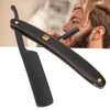 Sandalwood Handle Vintage Straight Manual Razor Holder Stainless Steel Beard