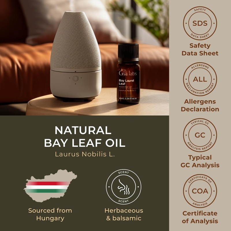Gya Labs Gya Labs Bay Leaf Essential Oil for Diffuser