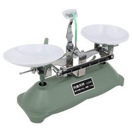 200g Balance Scale, Laboratory Mechanical Tray Balance Scale Laboratory Teaching Tool Tray Balance with Tweezers and Various Weights for Laboratory