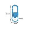 30PCS Metal Swivel Lobster Claw Clasps Swivel Snap Hooks Lanyard