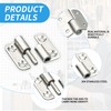 Detachable Hinge, Small Slip Joint Flag Hinges,Stainless Steel Folding Hinge