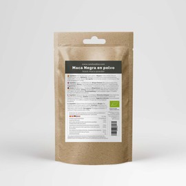Carefood - Organic Black Maca Powder 200 g - Superfood 100% Organic - Suitable for Vegans - Super Food Ecological - Ideal for Shakes, Juices and Smoothies to Increase Nutrient Supply