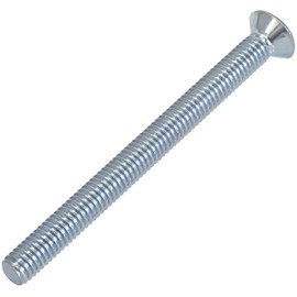 AERZETIX - C58390 - Set of 20 screws with countersunk head M6x70mm with recess PH - with metric standard thread - for mounting bolts - DIN 965 - made of galvanised steel - colour silver