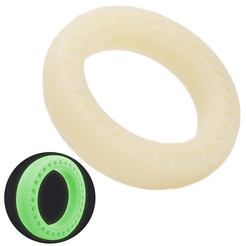 8.5x2.0 Night Fluorescent Tire Rubber Solid Luminous Tire 8.5 Inch