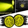 SHENKENUO For Nissan Frontier 2005-2021 Front Bumper Fog Lights Yellow