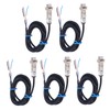 5Pcs Inductive Proximity Sensor Switch NPN 5‑30VDC Magnetic Hall Detector