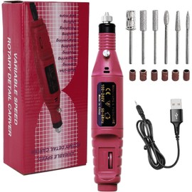 Limas De Uñas Eléctricas Kit De Manicura Y Pedicura Eléctrico Portátil Taladro Profesional Para Uñas Acrílicas Y Gel, Pulidora De Uñas, Máquina De Modelado Para Mujeres Y Niñas