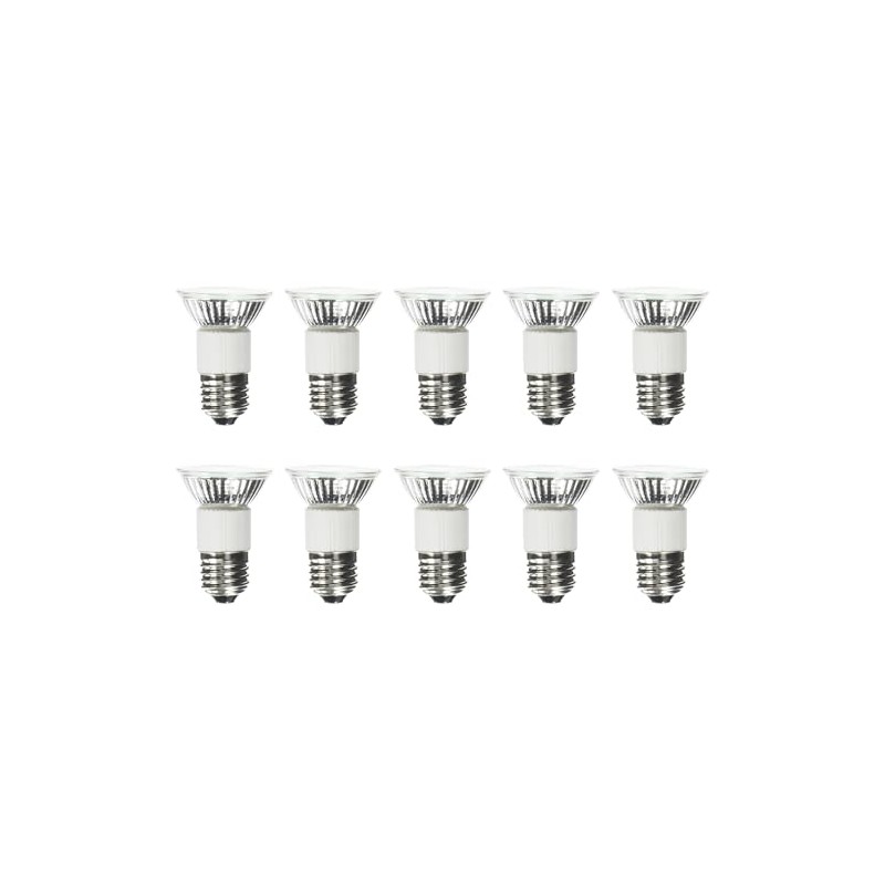 10-Bulbs 75 Watt JDR MR16 75W 130 Volt Medium Base
