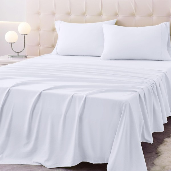 Homilay Full Size Bed Sheet Set - 4 Piece Soft
