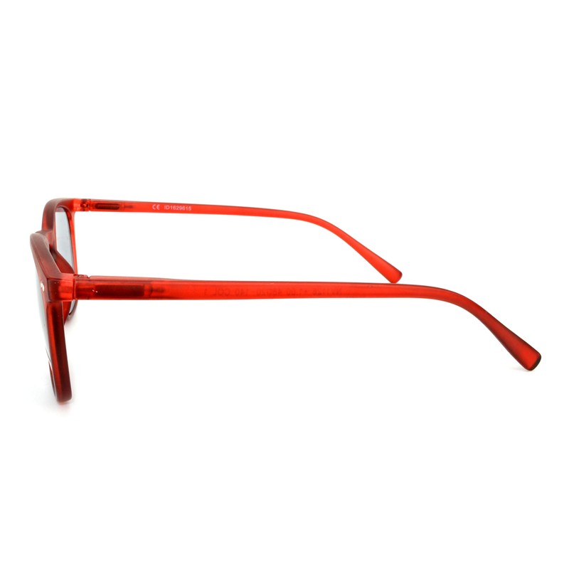 Newvision® NV1126-SG +3.00 Pre-Assembled Glasses with Dark Lenses Red