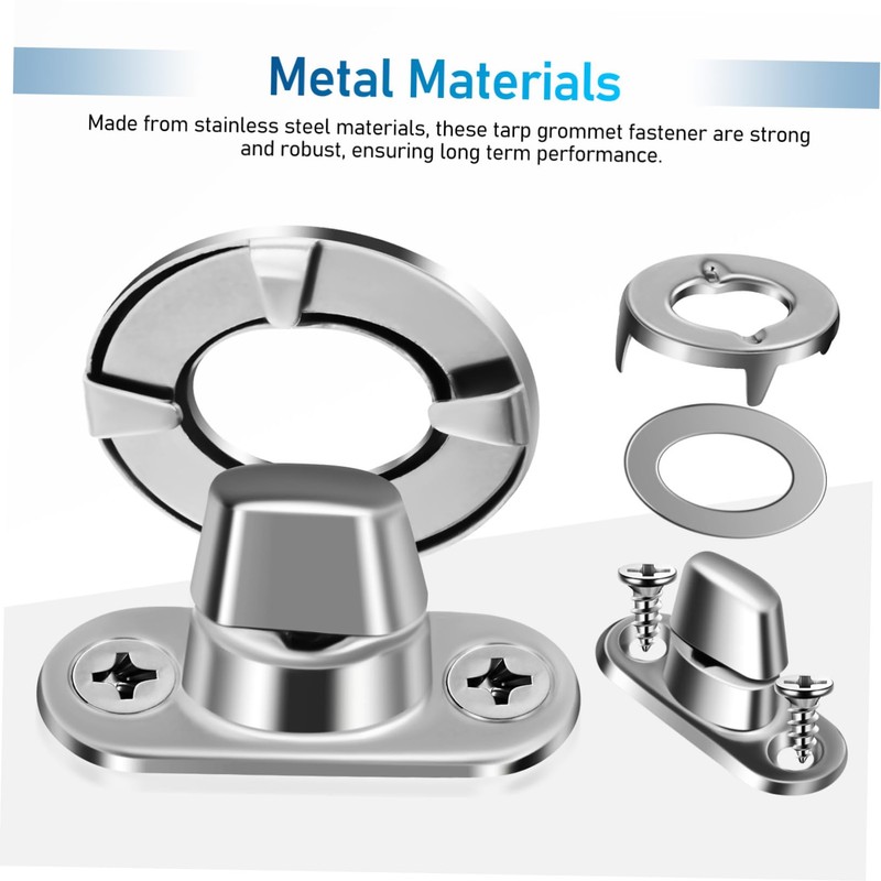 COHEALI Tarp Grommet Fasteners Tools Latch Lock Fastener Marine Canvas