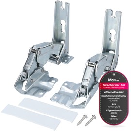 McFilter Door Hinge Suitable for Bosch Siemens Miele AEG Neff Gaggenau 00481147 481147 Neff AEG 407131425/8 Miele 5546050 Quelle Constructa Balay Freezer Built-in Fridge Fitting