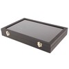 Ring Display Case Organizer with Transparent Lid 100 Slot Jewelry