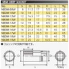 KTC (ke-te-si-) nepurosu 9.5 mm (3 8/) semidyi-pusoketto (Criss Cross