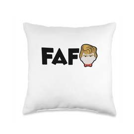 FAFO F Around Find Out Trump GUILTY AF Funny Anti-Trump 2025 Throw Pillow