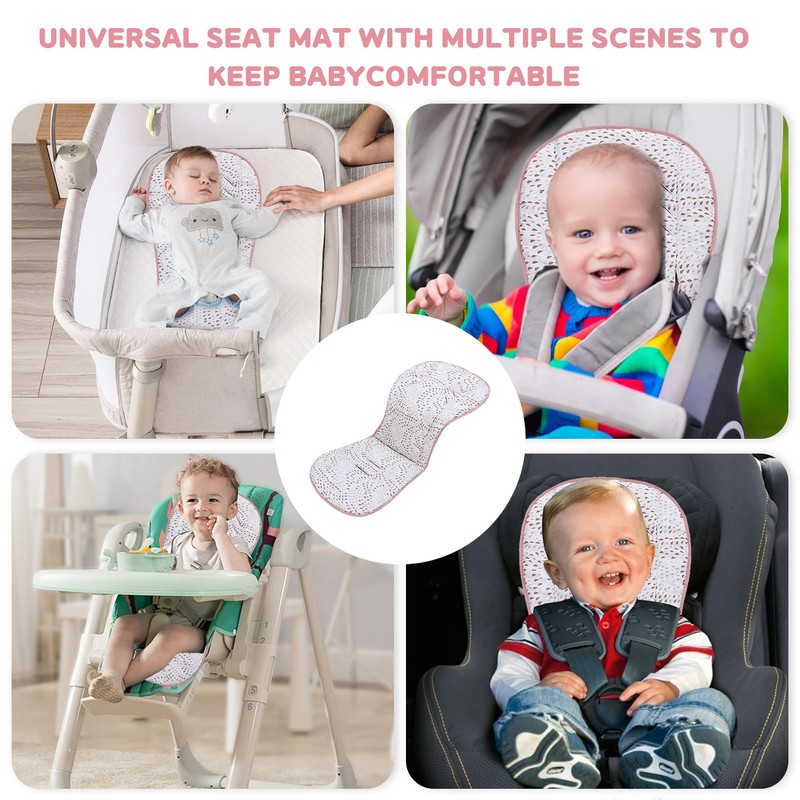 Baby Pushchair Seat Liners,Universal Double-Sided Pram Seat Liner,Baby Stroller Liner