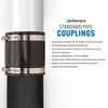 Fernco 1056-44RC Shielded PVC Pipe Coupling for Cast Iron, Plastic