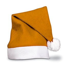 eBuyGB Adults Unisex Festive Christmas Santa Hat (Orange)