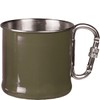 Mil-Tec Unisex - Adult 14608102 Carabiner Cup, Olive, 1 Piece