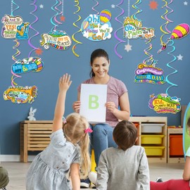 Oh The Places You'll Go Decorations Dr Seuss Graduation Decorations Oh The Places You'll Go Hanging Swirl Decorations Dr Seuss Baby Shower Decorations Kindergarten Graduation Decorations