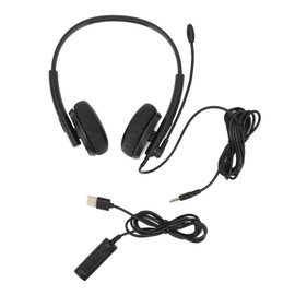 XD1000 USB Headset 3.5mm Noise Reduction Mic Customer Service Headset for Skype Webinar Call Center