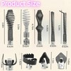 10 - Piece Drain Snake Cutter and Auger Set, High