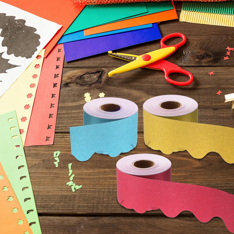 PATIKIL Bulletin Board Border, 41 Feet Poster Chalkboard Cork Decoration