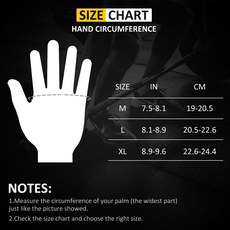 LEFAFA Gym Gloves, Workout Gloves with Wrist Wrap Support for