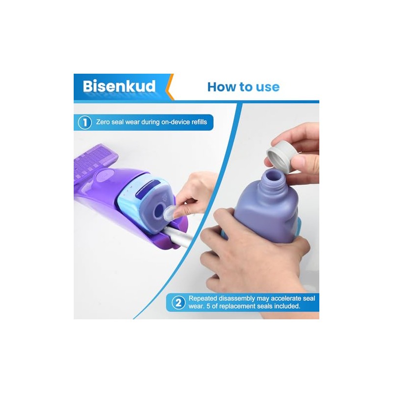 Bisenkud Refillable Bottle for Swiffer® Wet Jet™ Mop - 500ml