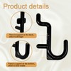 zDwfDc 100PCS Pegboard Hooks Plastic Peg Board J Hooks for