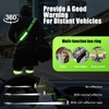 Jesiah LED Reflective Running Gear, 3 Light Modes High Visibility