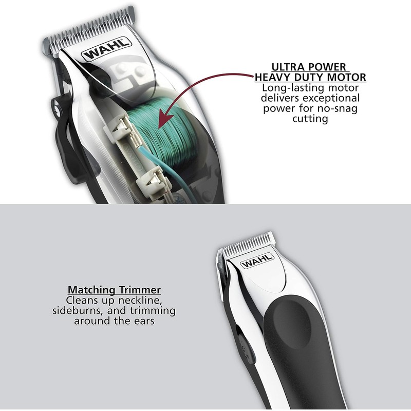 Wahl - Kit completo de corte de pelo 79524-5201 Chrome